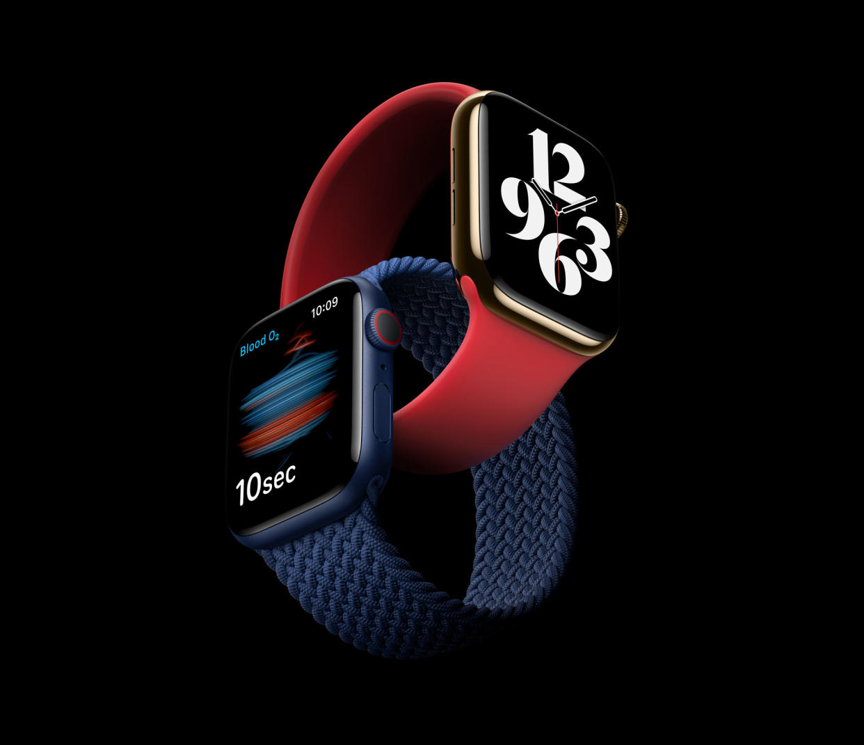 The Apple Watch Series 6 featuring a new Blood Oxygen sensor and app. 