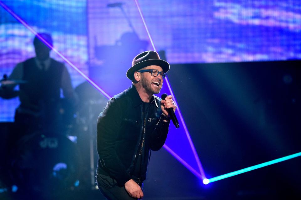 TobyMac on stage