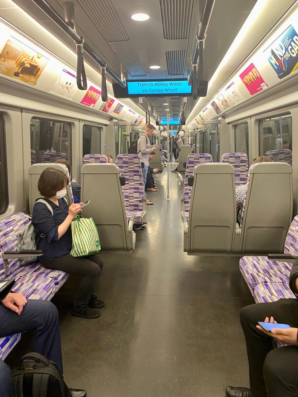 Elizabeth line train.