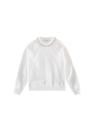 Crewneck embellished sweater in white, $119. (PHOTO: H&M)