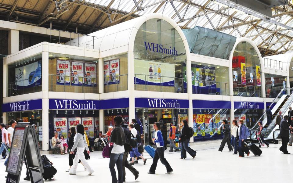 WH Smith at London Victoria station