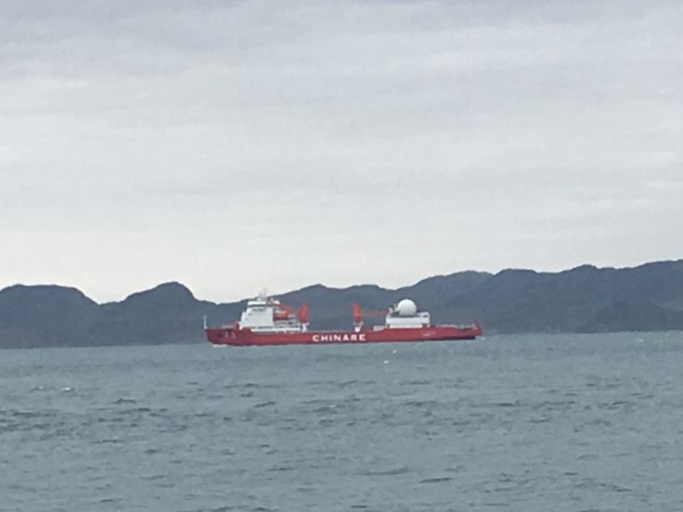 China Xue Long icebreaker Nuuk Greenland
