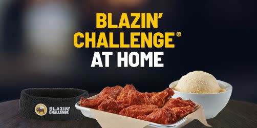 Buffalo Wild Wings Is Offering An At-Home Blazinu0027 Challenge Kit To 