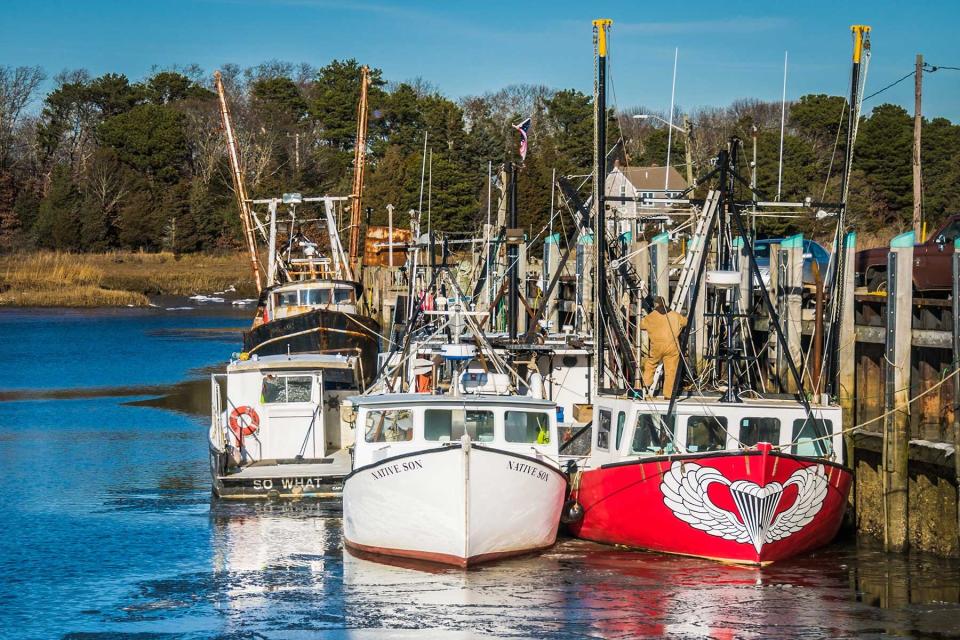 Boats in Orleans, Massachusetts