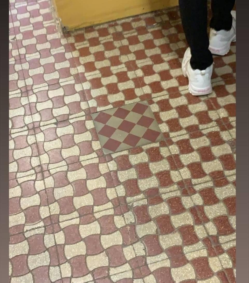 a misplaced tile