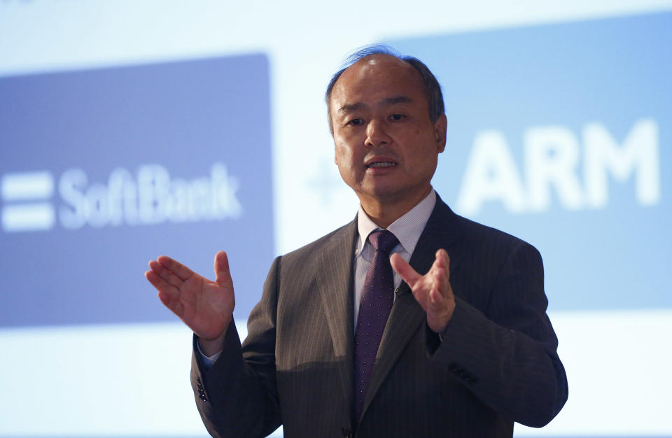 CEO of the SoftBank Group Masayoshi Son. SoftBank own ARM