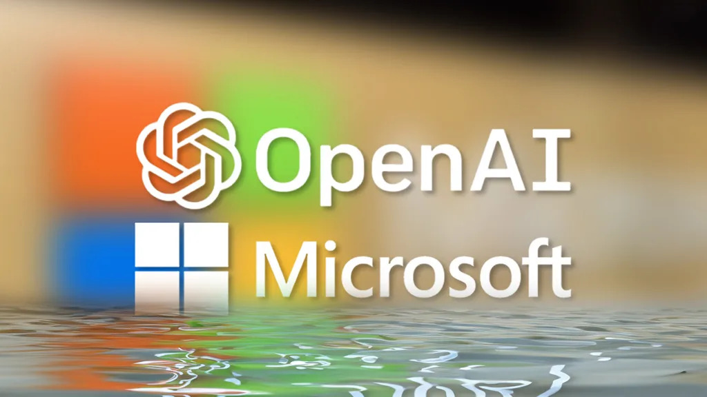 OpenAI Microsoft sinking under water.