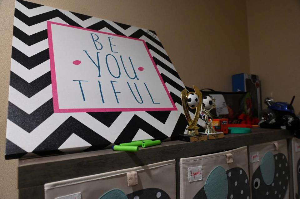 The children’s rooms in Mindy and Roy’s home have personal touches to make children feel at home.