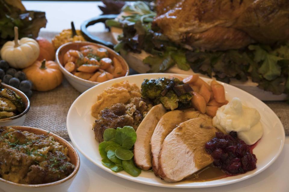 <p><a class="link " href="https://www.tavernonthegreen.com/news-item/thanksgiving-day-november-24th-2022/" rel="nofollow noopener" target="_blank" data-ylk="slk:RESERVE NOW;elm:context_link;itc:0;sec:content-canvas">RESERVE NOW</a></p><p>For a classic NYC Thanksgiving, head to Tavern on the Green which will be serving their 5-course prix fixe Thanksgiving menu (<strong>$125 per person, $75 for children under 12) </strong>from 11am to 11pm on Thanksgiving day.</p>