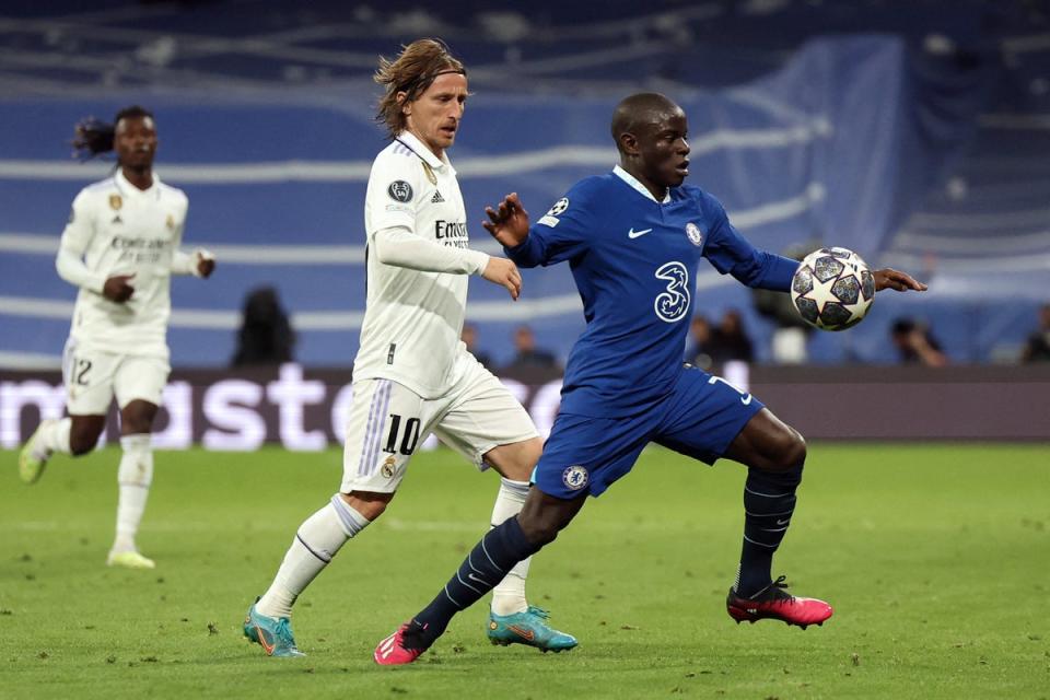 N’Golo Kante proved his worth on a tough night for Chelsea (AFP via Getty Images)