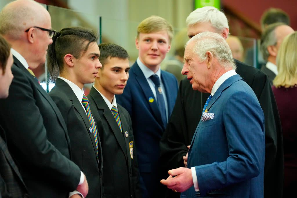 king charles iii and the queen consort visit liverpool