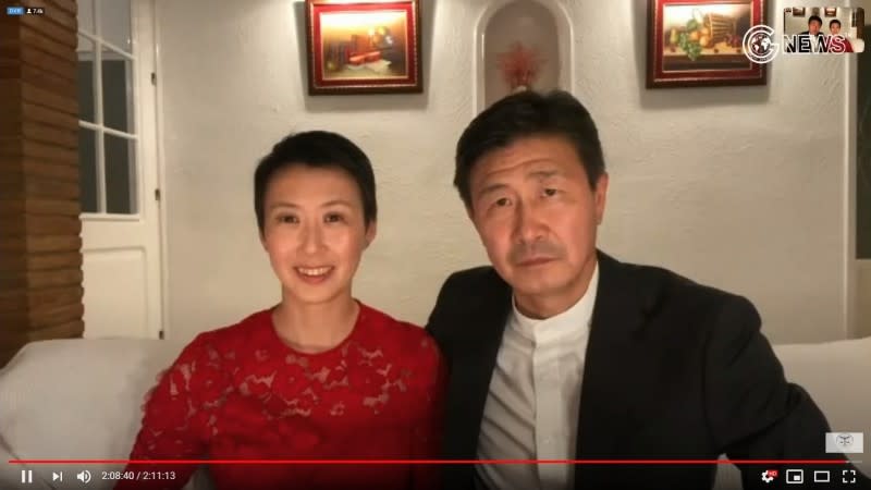 郝海東出現在郭文貴的YouTube頻道中，號召推翻執政的中國共產黨。   圖：翻攝郭文貴YouTube