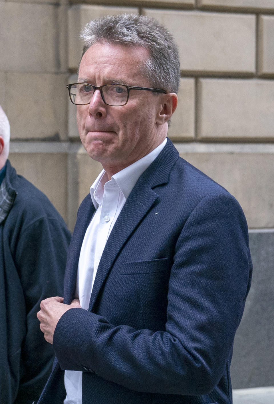 Broadcaster Nicky Campbell spoke about his experiences at Edinburgh Academy at the Scottish Child Abuse Inquiry last year (Jane Barlow/PA)