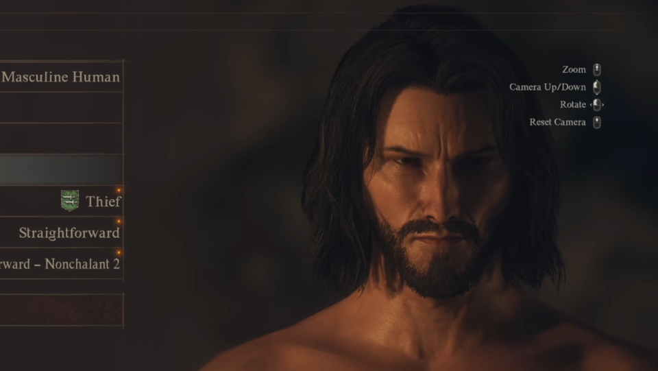 John Wick in Dragon's Dogma 2