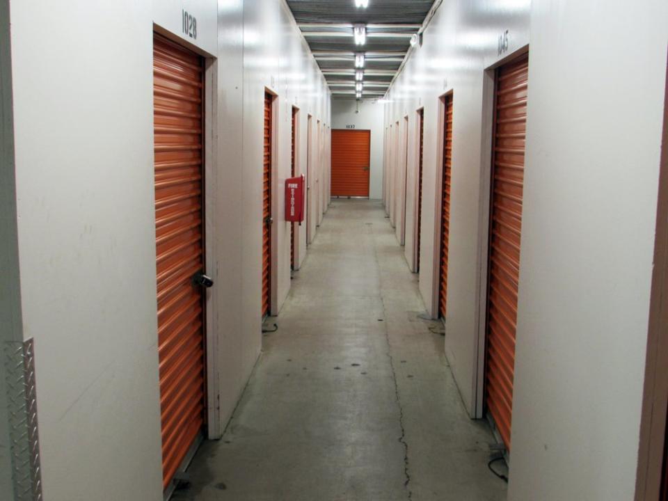 Storage units at Public Storage in SoMa.