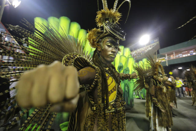 Carnival In Brazil Kicks Into High Gear With Colorful Celebrations And  Green Spacemen