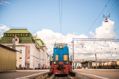 A Trans-Siberian train - Credit: GETTY