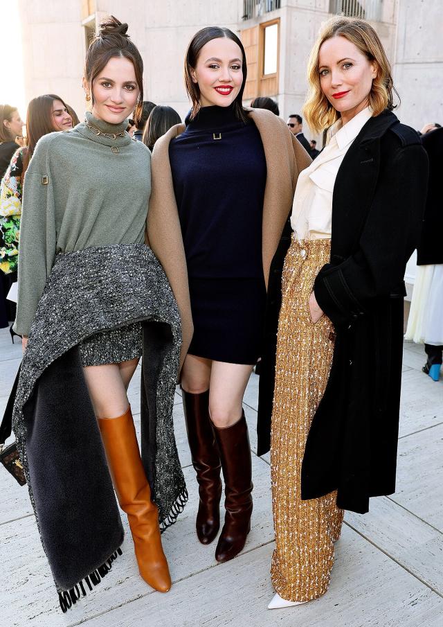 Phoebe Dynevor attends Louis Vuitton's 2023 Cruise Show at Salk Institute  for Biological Studies in San