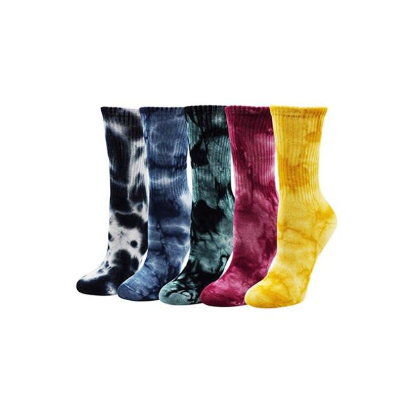Bienvenu Colorful Tie-dye Cotton Socks