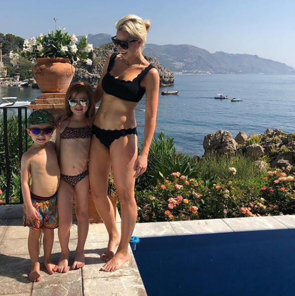 <p>Roxy’s kids Hunter and Pixie are enjoying this break during school holidays.<br>Source: Instagram/roxyjacenko </p>