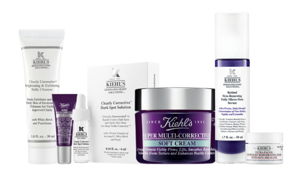 [New & exclusive] Kiehl's Heavy Duty 7-In-1 Correction & Renewal Set. PHOTO: Tangs