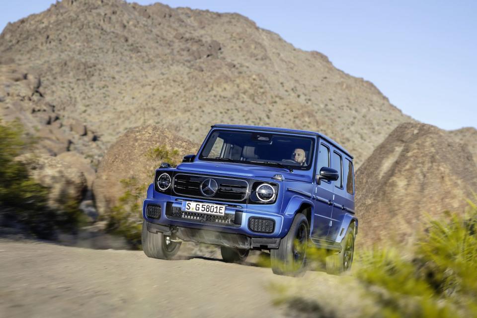 mercedes benz g 580 with eq technology press images