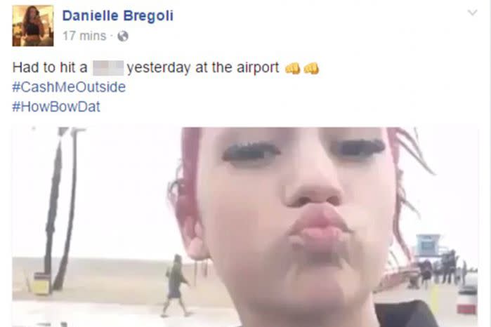 The 13-year-old told her Facebook fans that she 