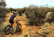 <p>Head northwest to the most iconic outback town of all; Alice Springs. Here - on the Telegraph Station Historical Reserve 4km out of town - is an experience that most tourists in Alice miss out on. Outback cycling is an award-winning mountain bike company that offers visitors a chance to see the real outback on two wheels. Whether you’re looking for an adrenaline-fuelled, rock jumping session or a ride to soak up the amazing panorama of desert landscape; with 20-plus kms of well maintained trails - many of which are only frequented by locals - there’s an option for you.</p><br>