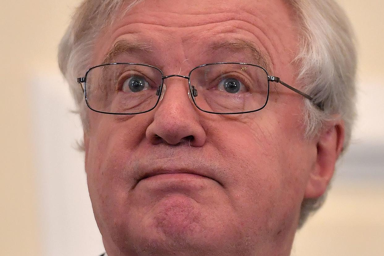 David Davis has been using RAF planes to fly to Brussels: AFP/Getty