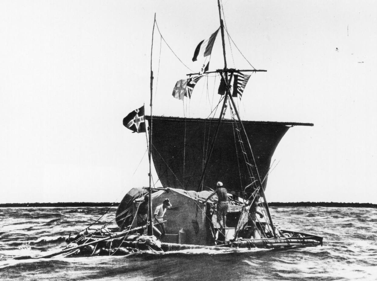 kon tiki raft