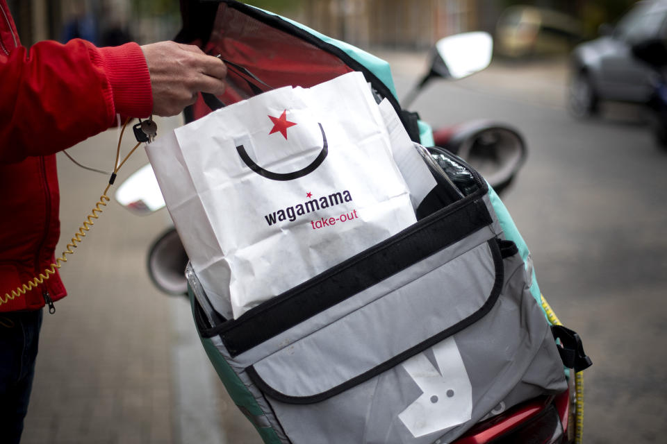 Many hospitality workers have already had to find temporary work as delivery drivers. Photo: Victoria Jones/PA