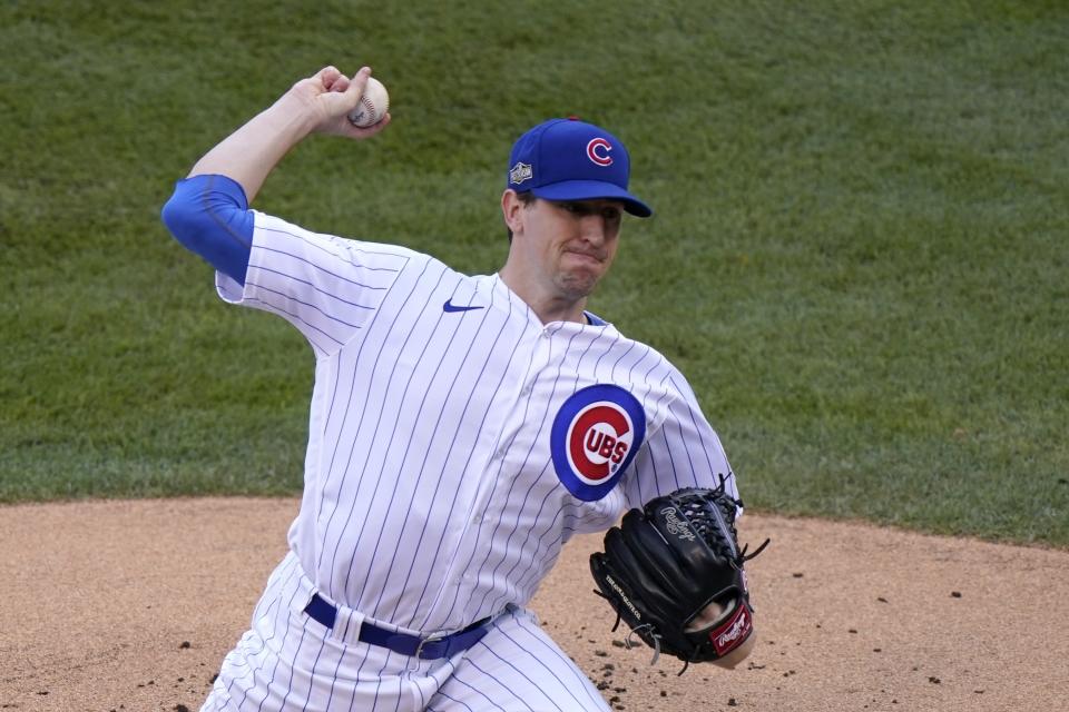 Chicago Cubs starting pitcher Kyle Hendricks