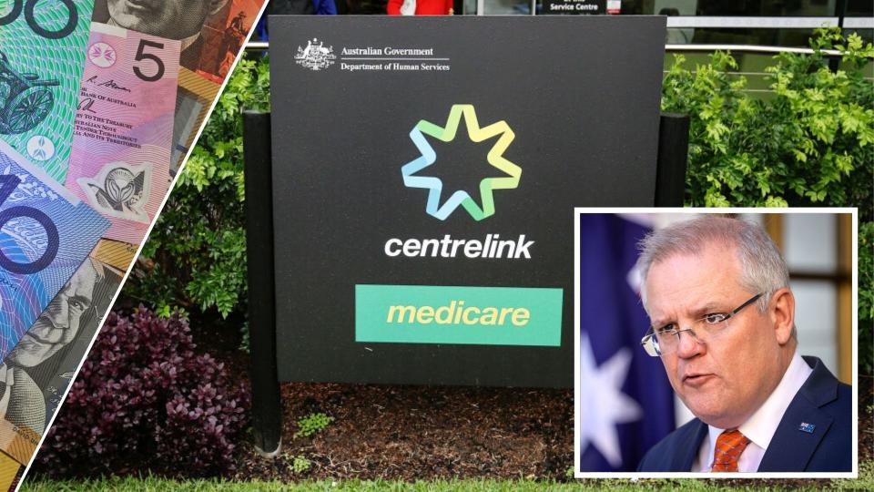 Scott Morrison has announced a change to JobSeeker. Images: Getty