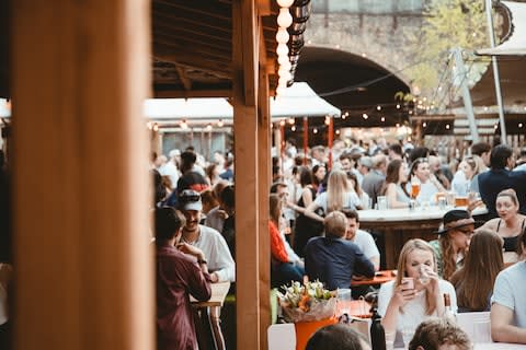 Have an alfresco World Cup at Flat Iron Square