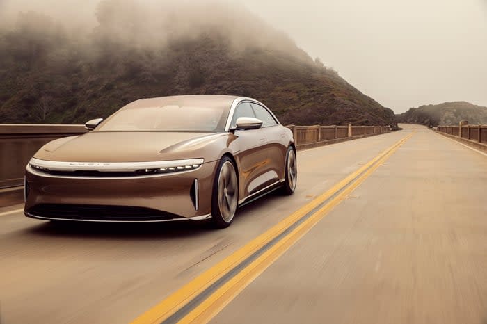 Lucid's Air sedan.