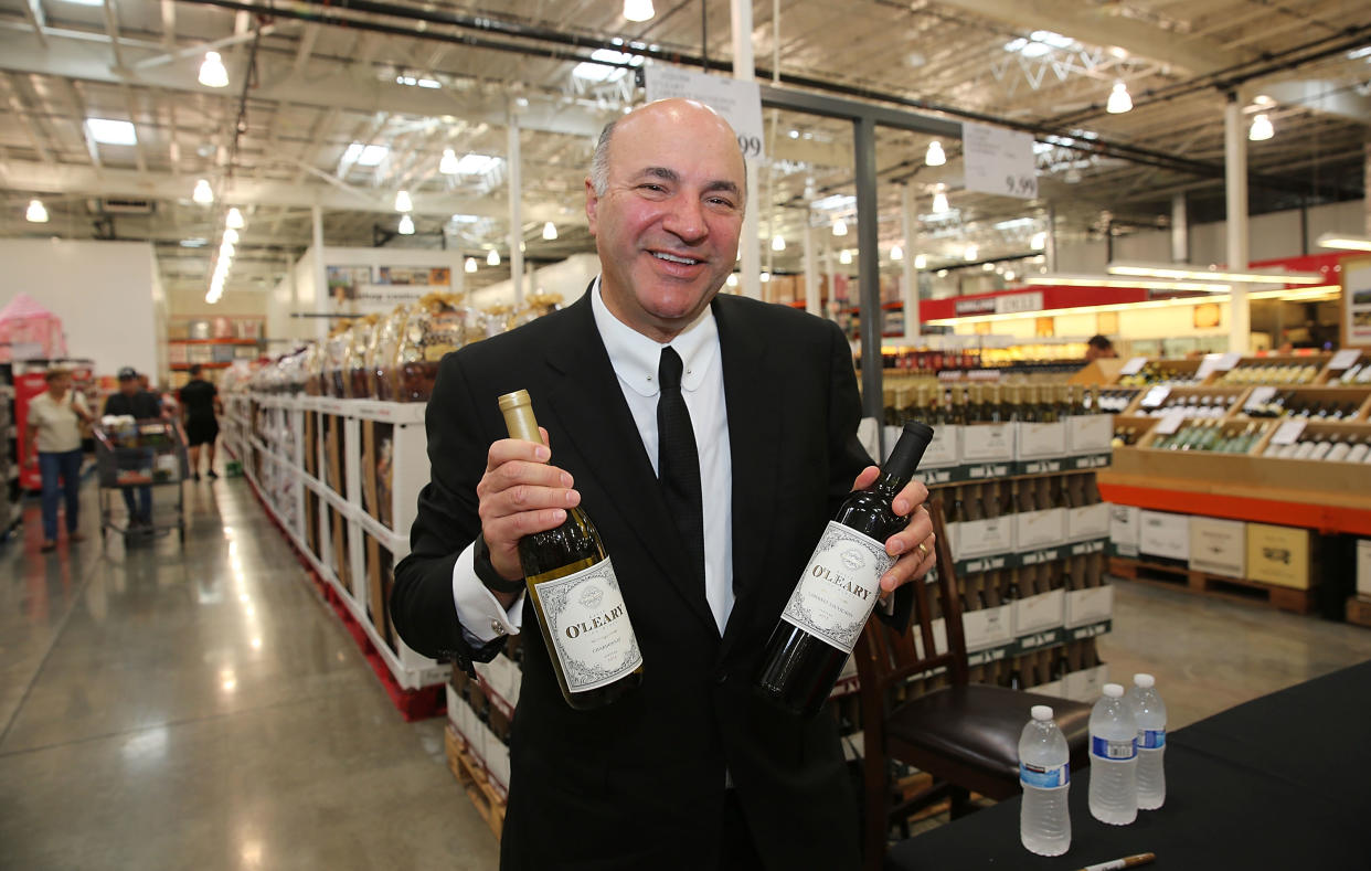 MIAMI, FL - DECEMBER 04:  Kevin O'Leary meets and greets fans at Costco to sign his wine label on December 4, 2015 in Miami, Florida.  (Photo by Aaron Davidson/WireImage)