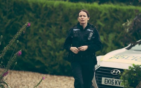 Clare Calbraith as PC Graves - Credit: BBC