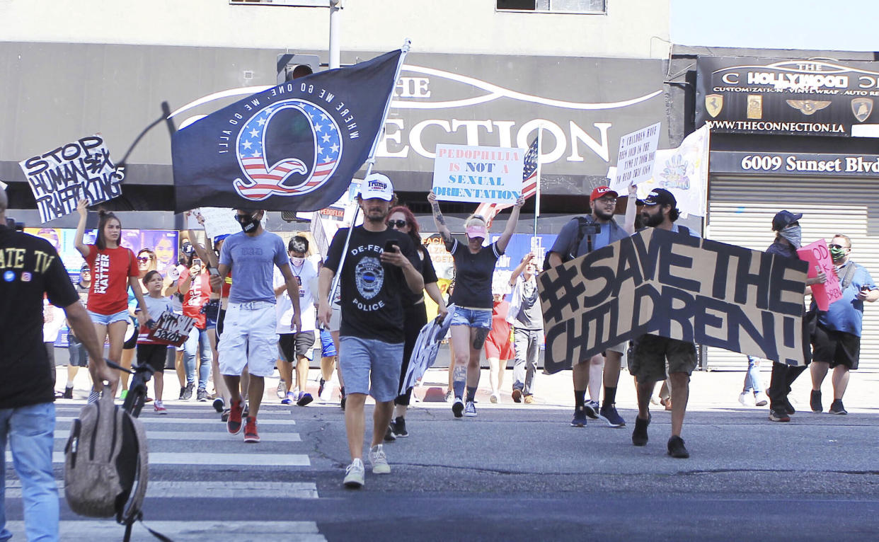 Photo by: gotpap/STAR MAX/IPx 2020 9/19/20 Child Lives March outside Netflix in Hollywood, CA.