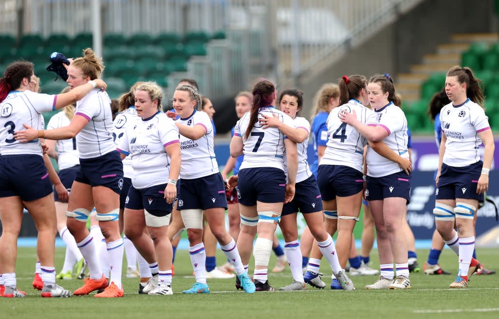 Scotland lost their fourth game on the spin in this year’s Women’s Six Nations  (PA)