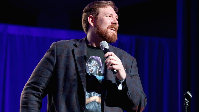 Ben Kissel of the “Last Podcast on the Left” performs onstage in the Larkin Comedy Club during Clusterfest on June 1, 2018, in San Francisco, California. Kissel faces abuse charges from several women, according to reports.