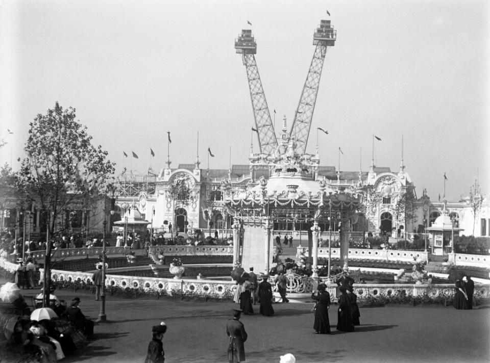 1908: Flip-Flap Ride, Franco-British Exhibition, White City, London