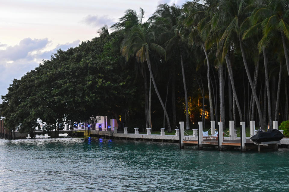 Uma propriedade pertencente a Combs em Miami.