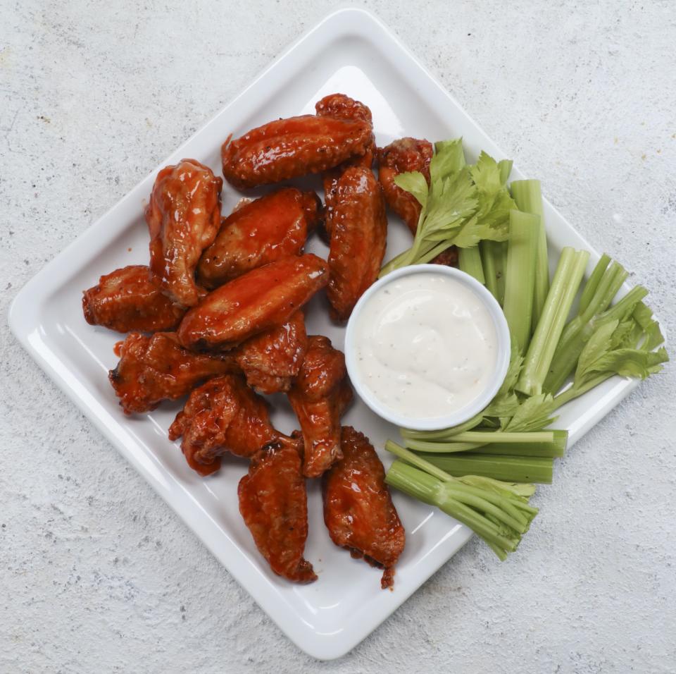 Crispy Grilled Buffalo Wings