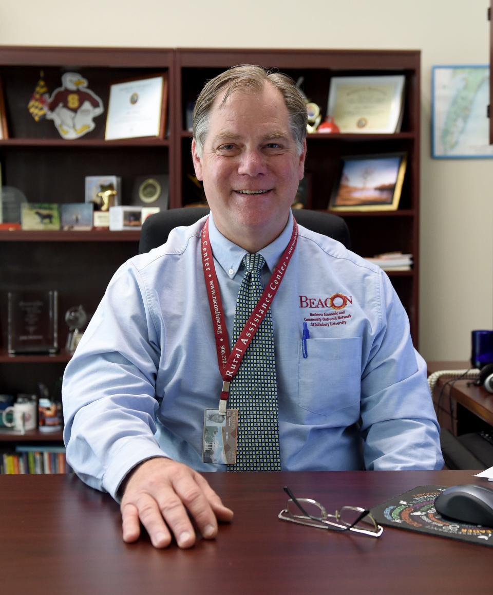 John Hickman, director of BEACON, Thursday, June 8, 2022, at Salisbury University in Salisbury, Maryland.