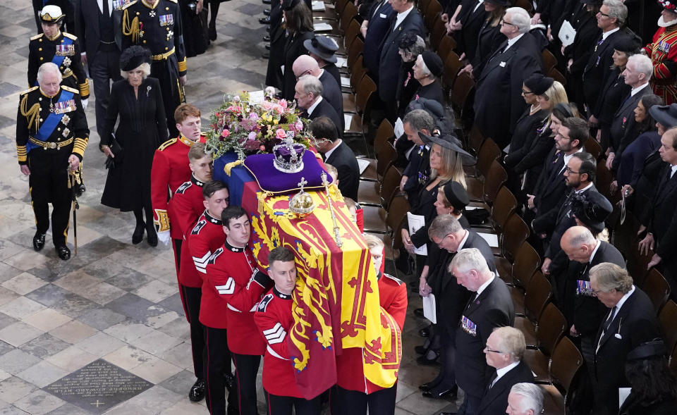 The funeral was held at Westminster Abbey (Danny LAwson/PA)