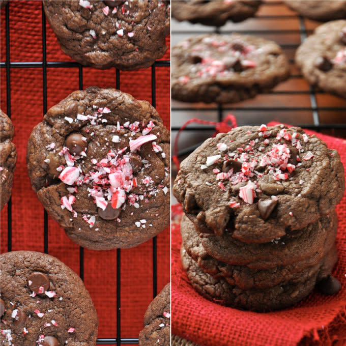 Double Chocolate Peppermint Cookies