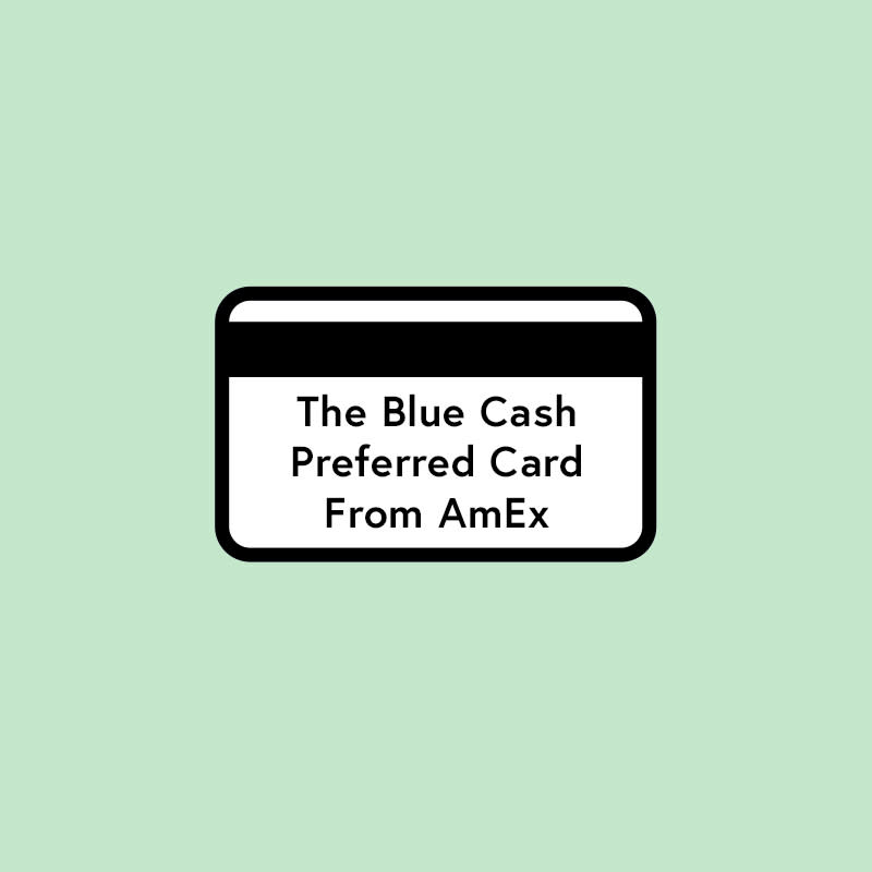 The Blue Cash Preferred Card From AmEx