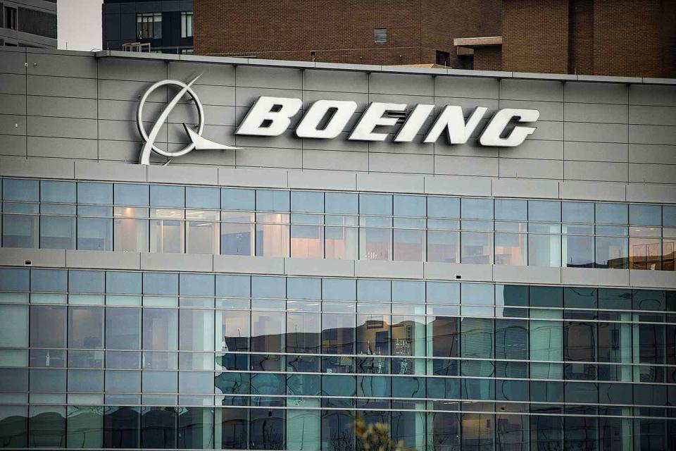 <p>Samuel Corum/Getty Images</p> The headquarters for The Boeing Company is seen in Arlington, Virginia