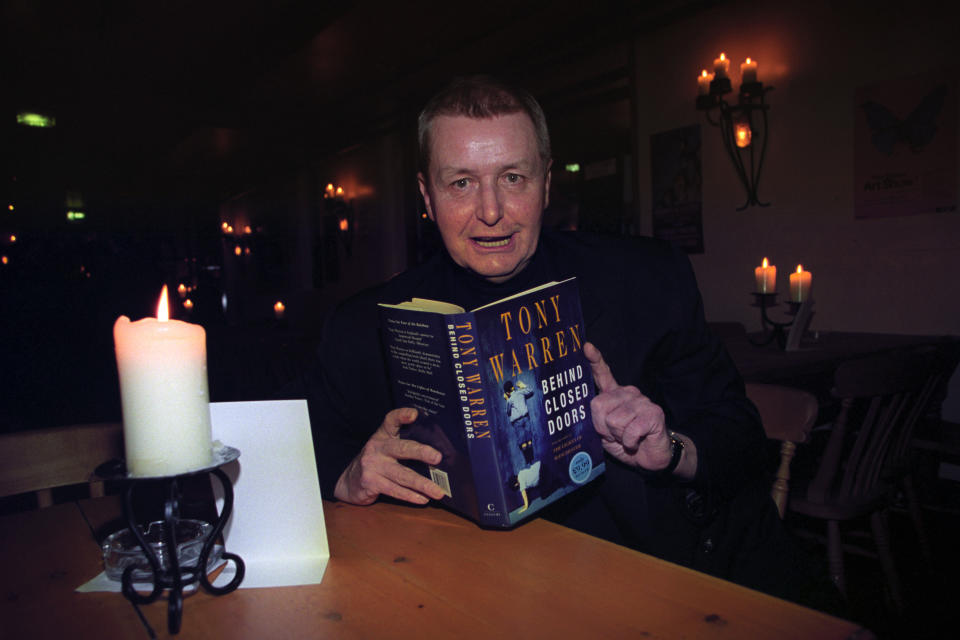 Coronation Street creator Tony Warren launches his new novel 'Behind Closed Doors' in Manchester.   (Photo by Dave Kendall - PA Images/PA Images via Getty Images)