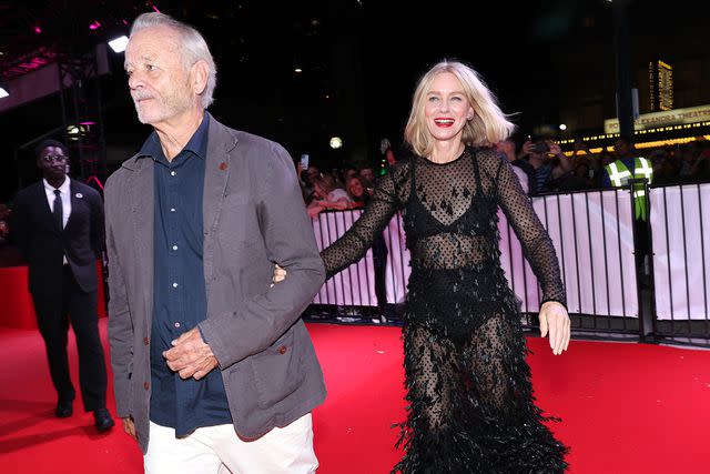 <p>Cindy Ord/Getty</p> Bill Murray and Naomi Watts